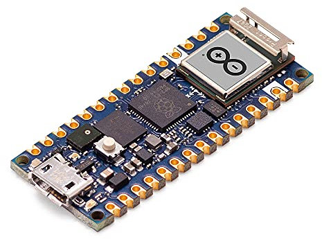 Arduino Nano RP2040 Connect [ABX00052] – Microcontrôleur Double cœur Compact avec Wi-FI, Bluetooth 5.0 et accélération 3D pour Les Applications IoT et Edge Computing