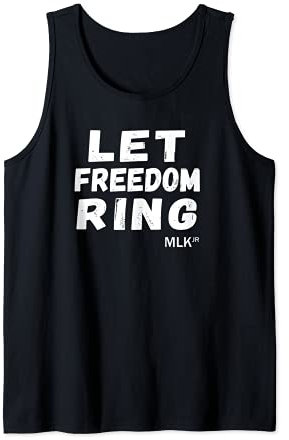 Schwarze Geschichte Let Freedom Ring Martin Luther King Jr Tank Top