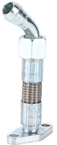 Ölrücklaufrohr, Akozon Turbo Ölrücklaufrohr Schlauch Schlauch Turbolader-Hochöldruck-Fittings 038145736C Ersatz für Sitzmodell