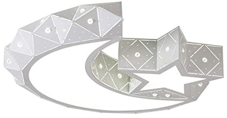 Deckenlampe Deckenleuchte Dimmbar Modern LED Kinderzimmerlampe mit Fernbedienung, Kreativ Cartoon-Design Weiß Deckenbeleuchtung für Junge, Mädchen, Baby, Kinderschlafzimmer, Wandleuchte (42cm, 27W)