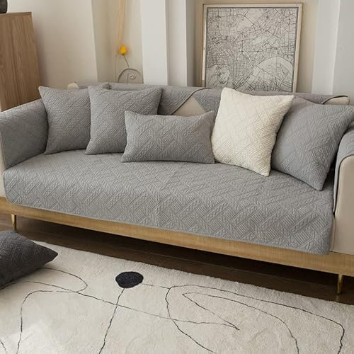 WYJHNLBEDC Sofa/Couch überzug/überwurf, Sofa überwurfdecke Baumwolle Sofabezug L Form/U Form/Ecksofa 3/2/1 Sitzer, Sofaschutz Hund Kratzschutz Katze (Rechteckdecke 90x160cm/1 Stück)
