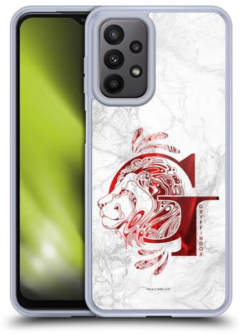 Head Case Designs Offizielle Harry Potter Gryffindor Aguamenti Deathly Hallows IX Soft Gel Handyhülle Hülle kompatibel mit Samsung Galaxy A23 / 5G (2022)