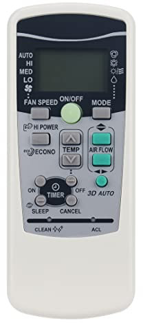 RKX502A001 Replace AC Remote Control Compatible with Mitsubishi Heavy Industries Air Conditioner RKX502A007P RKX502A007B RKW502A200D RLA502A700C RKX502A001P RLA502A700K RLA502A701L RKW502A200B