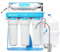 Ecosoft P'URE AquaCalcium - Filtro con Bomba Montado Sobre Estructura Metálica, Ósmosis Inversa Para el Hogar, Elimina el 99.8 % de los Contaminantes del Agua, Mineraliza el Agua Potable con Calcio