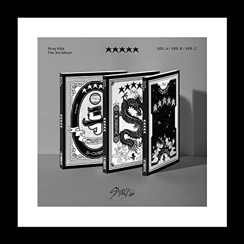 Stray Kids 5-STAR 3rd Album CD+Photobook+Mini poster on pack+Photocard+Tracking Sealed (Standard 3 Version SET(A+B+C))