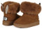 KVbabby Stivali Bambine Stivaletti da Neve Ragazze Caldo Fodera Bambini Stivali da Neve Scarpe da Invernali Antiscivolo Boots All'aperto EU29 =etichetta: 30 marrone b