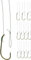 Storfisk fishing & more 12 x Gebundene Angelhaken Wurmhaken mit 50 cm geflochtener Schnur, Größe:Set