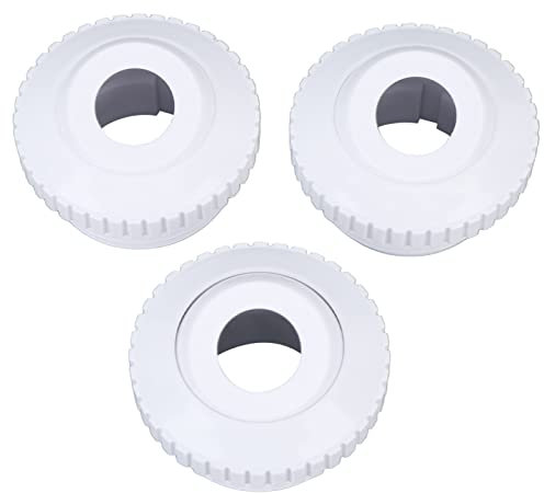 3 Pezzi Ugelli per Getto per Piscina,Raccordo per Getto di Ritorno Hydrostream a Flusso Direzionale per Piscina Spa, Getto di Ingresso per Bulbo Oculare del Flusso d'Acqua Regolabile Rotante Regol