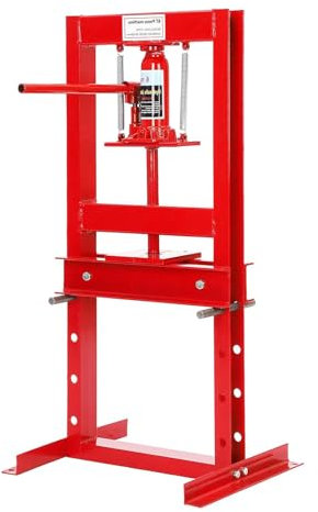 Holdfiturn Heavy Duty 6 Ton Hydraulic Workshop Press - Professional Bench Press Machine for Garage, Workshop and More