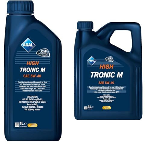 Castrol Bundle | Castrol Aral HighTronic M 5W-40 Motoröl, 1L + 4L