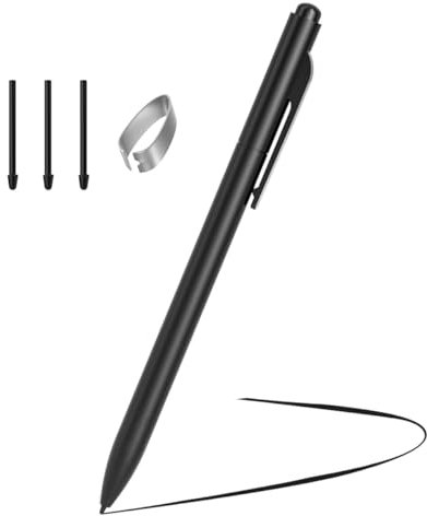 SLAUNT EMR Pen compatibile con Remarkable 2 penna stilo di ricambio compatibile con Galaxy Tab/BOOX/Wacom/Scribe/Supernote EMR Devices 4096 Livello di pressione Palm Rejection con 3 pennini di