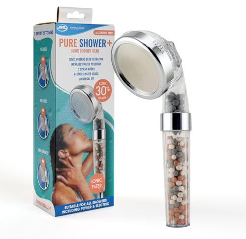 JML Pure Shower+ The Filtering Shower Head that Increases Pressure