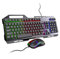 PYRIOLHI Wired Gaming Keyboard and Mouse Set for business office and esports games - Color keyboard(K320 keyboard and mouse set)