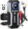 ACEZUK Booster Batterie Voiture 6000A, Démarreur de Voiture avec Compresseur à Air, 150PSI Gonfleur Pneus Voiture, 12V Jump Starter pour Véhicule(Tout Gaz ou 12L Diesel), 600 Lumens LED