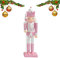 Sionhiuo Casse-Noisette Magnifique Soldat Casse-Noisette en Bois Grandes Figurines de Noël pour l'hiver Noël Cheminée de Table