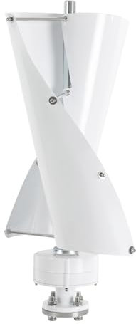 Generatore di turbine eoliche verticali, 24 V, 500 W, con controller, velocità del vento 13 m/s, generazione di energia per uso domestico per barche, gazebo, capanne o case mobili