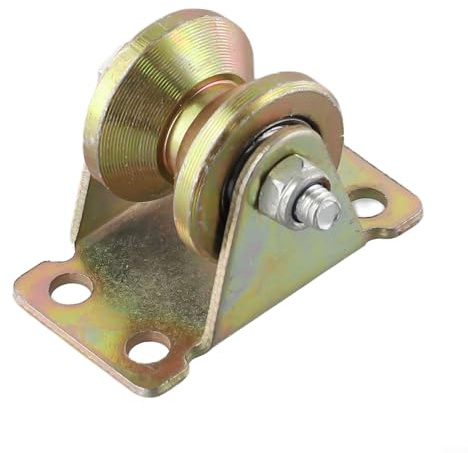 Jotekonoby Riemenscheibe für Stahlseile, robuste Seilrolle, 1–8 mm, Seilführung mit zwei Kugellagern, V-Nut-Rad aus verzinktem Stahl zum Heben und (32 mm)