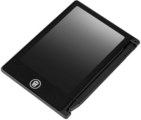 Topiky LCD-Schreibtafel, Kompaktes, Leichtes 4,5-Zoll-Zeichentablett für für Notizlisten, Erinnerungsnotizen, Energieeinsparung für (BLACK)