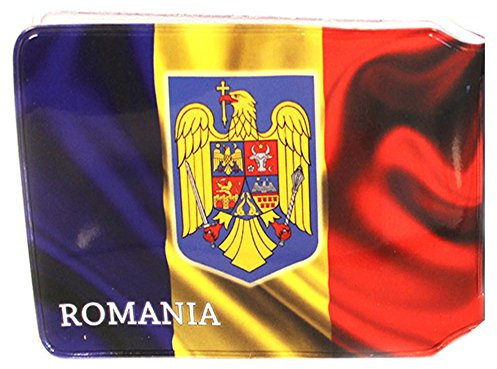 (80+ Designs) Bus Pass Wallet Credit Travel Rail Ticket Card Holder for Oyster Zip Business ID Card - Bifold - Party Bag Gift School Leaver (Romania)