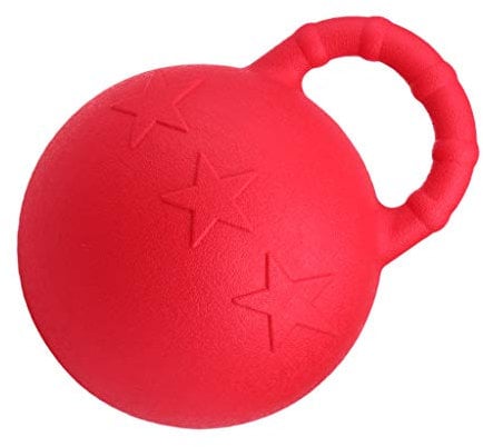Perfeclan Gummi Spielball Hunde Spielzeug Ball Pferdeball für Trainingspferde, Spielen, zufällig