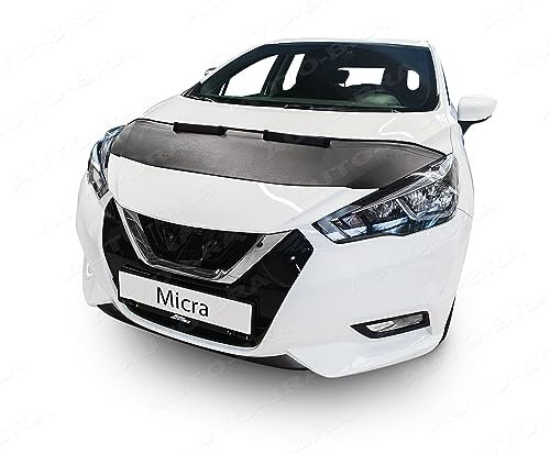 AB3-00461 Auto Bra kompatibel mit Nissan Micra Bj. ab 2017 Haubenbra Steinschlagschutz Tuning Bonnet Bra