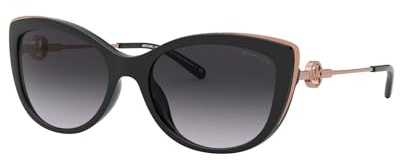 Michael Kors Damen 0MK2127U Sonnenbrille, Black/Grey Shaded, 55