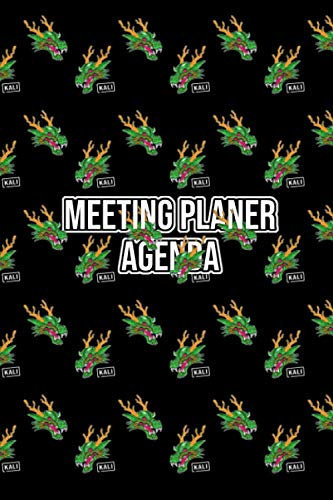 Kali Linux Dragon Meeting Planer Dot Grid Notebook: Kali Linux Meeting Notebook for Security Network Engineer