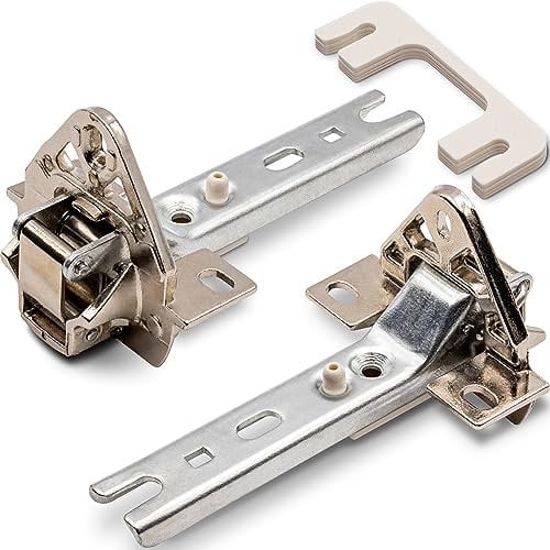 Lot de charnières de porte compatibles avec réfrigérateur/Remplacement pour 268698/00268698 Charnières pour réfrigérateur et congélateur Bosch, Siemens, Constructa, Neff, Balay