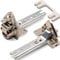 Lot de charnières de porte compatibles avec réfrigérateur/Remplacement pour 268698/00268698 Charnières pour réfrigérateur et congélateur Bosch, Siemens, Constructa, Neff, Balay