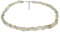 ELEDORO echter Weißer Mondstein Halskette Collier für Damen aus Silber 925 rhodiniert Karabiner 48cm plus 5cm lang