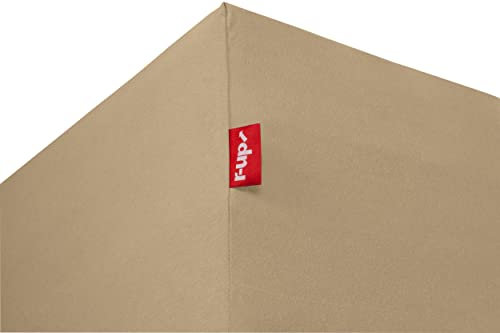r-up Passt Spannbettlaken 120x200-130x200 bis 35cm Höhe viele Farben 100% Baumwolle 130g/m² Oeko-TEX stressfrei auch für hohe Matratzen (Sand)
