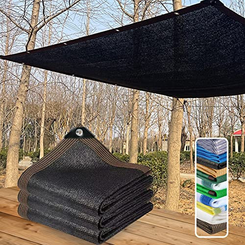 Toile Ombrage de Protection Solaire Toile D'ombrage Rectangulaire 90% Anti UV, Brise Vue Balcon Voile D'ombrage 3x5m Filet Protection Piscine D'ombrage à Store Banne en HDPE Auvent de Terrasse