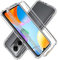 YXINDAFU Coque pour Xiaomi Redmi 10 5G,360 Degres Full Body Antichoc [Doux TPU Silicone Avant et Dur PC Arrière] 2 in 1 Protection Etui Housse Coque pour Redmi 10 5G,Transparent