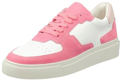 Gant Footwear Damen JULICE Sneaker, White/hot pink, 38 EU