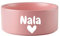 Personalisierte Keramik-Hundenapf Individueller Haustier Name Katze Keramiknapf Welpen Hund Futternapf Boden rutschfest Überlauf Futternapf Kätzchen Welpen Futter Haustier Fütterung Wassernapf (Pink)