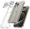 MASETECH 5-in-1 for iPhone 15 Pro Max Case Clear [2 Glass Screen Protector Cover+2 Camera Lens Protector]