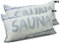 POOL Total Jokipiin Premium Saunakissen 40 x 22 cm - 100% Made in Finland - Reisekissen Ökotex Leinen Baumwolle Wellness Nackenstütze Lieblingskissen Kopfstütze (2X Tampere)