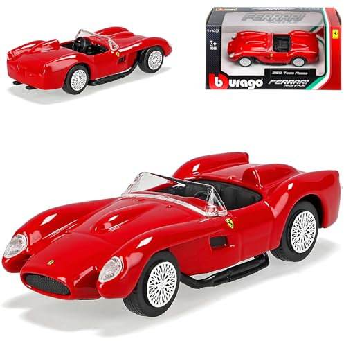 Ferrari 250 Testa Rossa Cabrio Rot 1956-1957 1/43 Burago Modell Auto