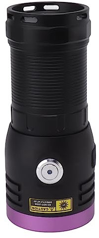 Lampe de Poche à Lumière Noire, Lampe de Poche à Lumière Noire Performance de Dissipation Thermique Antidérapante Boîtier en Alliage d'aluminium Rechargeable pour l'extérieur