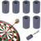 Dart Sharpeners Parts Multifunctional Set, 6Pcs Wear-Resistant Dart Sharpening Tool, Durable Dart Tip Sharpener, Dart Sharpening Sand Stones, Darts Points Accessories for Arrow Knife Scissor