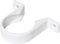 40mm Waste Pipe Clips, Waste Compression and Push-Fit Fittings (Pack of 100)-White