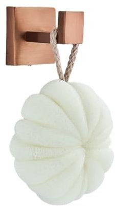 Set di accessori per bagno in oro rosa Porta accappatoio in acciaio inossidabile Porta asciugamani Porta rotolo di carta igienica Anello porta asciugamani Accessori per il bagno, Oro rosa opaco E,