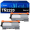 Coloran TN2220 TN 2220 Toner (2 Schwarz) Kompatibel für Brother TN2220 TN2010 TN-2010 Toner MFC-7360N DCP-7055 HL-2130 HL-2240 HL-2250DN MFC-7460DN FAX-2840 DCP-7055W HL-2135W MFC-7860DW FAX-2940