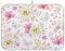 Abtropfmatte mit Frühlingsmuster, weiße Rosen, violett, Landhaus-Design, Schmetterlings-Motiv, Küche, Arbeitsplatte, Dekoration, Abtropfgestell, Tablett, Flaschentrockner, Matte, 45,7 x 61 cm
