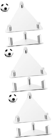 Yardwe 6 Stück Halterung Baseball Display Ständer Basketball Display Ständer Halter Basketball Ständer Rugby Ständer Fußball Display Ständer Fußball Ständer Display Rugby
