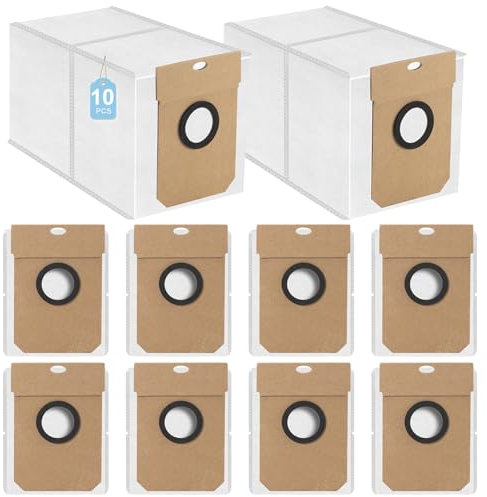 COYICOLI Kit de 10 Bolsas de Vacio para Cecotec Conga Compatible con 11090-Pack de 10 Bolsas de Vacio Respuesto para Robot Aspiradora Conga