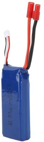 Batteria Al Litio per Droni da 2000 MAh 7, 4 V, Design Durevole per un Divertimento Prolungato, con Protezione da Sovraccarico, Spina a Banana per un Facile Scambio, per