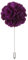 PATIKIL Blumenanstecker Pin, 1 Stück Reversnadel für Herren Camellia Blume für Anzug Hochzeit Abschluss Jubiläum Brosche Abschluss Outfit Zubehör, Lila