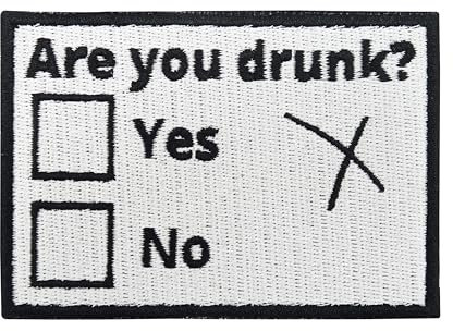 Finally Home Klett Patch - Are you drunk? | Klett Patch lustig, Patches, Bier Aufnäher, Witziges Abzeichen, Badge