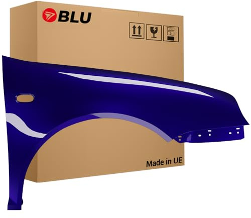 BLU Kotflügel Passend für Volkswagen Golf IV 4 LD5Q Rechts Blau | 1997-2006 | Vorderseite Vorne | Lackiert | Einbaufertig